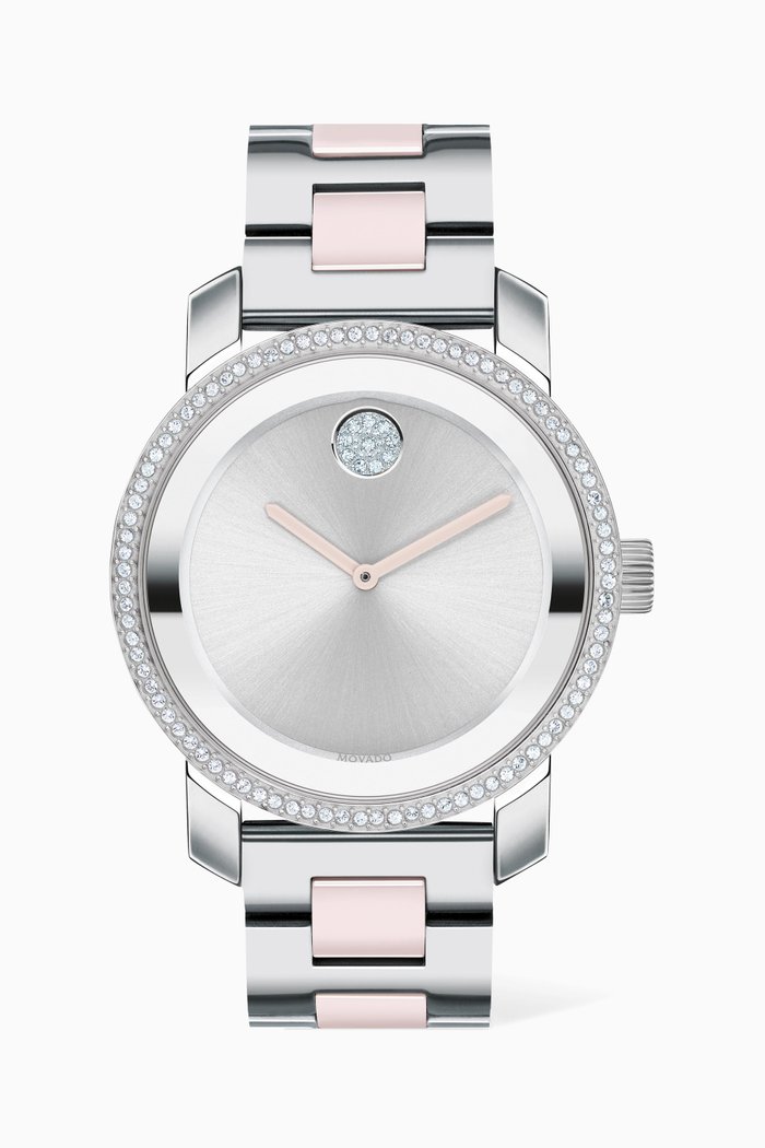 

BOLD Ceramic Quartz Watch, 36mm, Multicolour