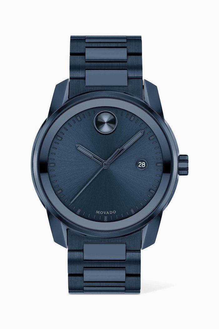 

Verso Quartz Watch in Stainless Steel, Blue