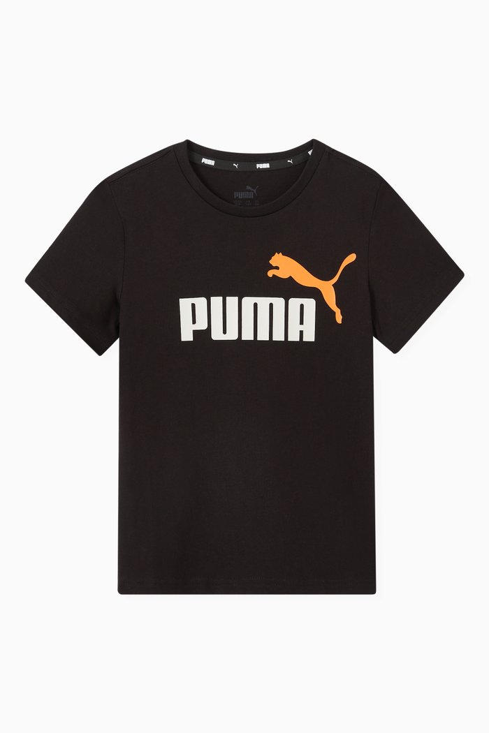 

Essentials+ Two-Tone Logo T-shirt in Jersey, Black