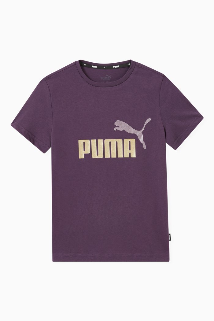 

Essentials Logo T-shirt in Jersey, Purple