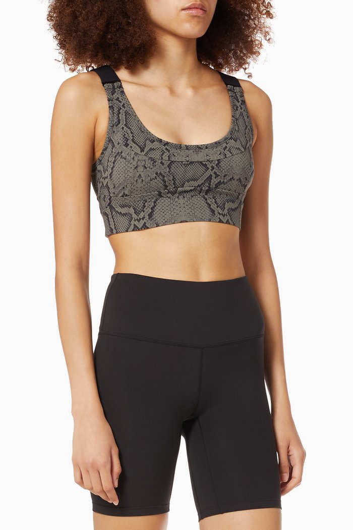 

Let's Go Edris Bra in Stretch Nylon, Grey