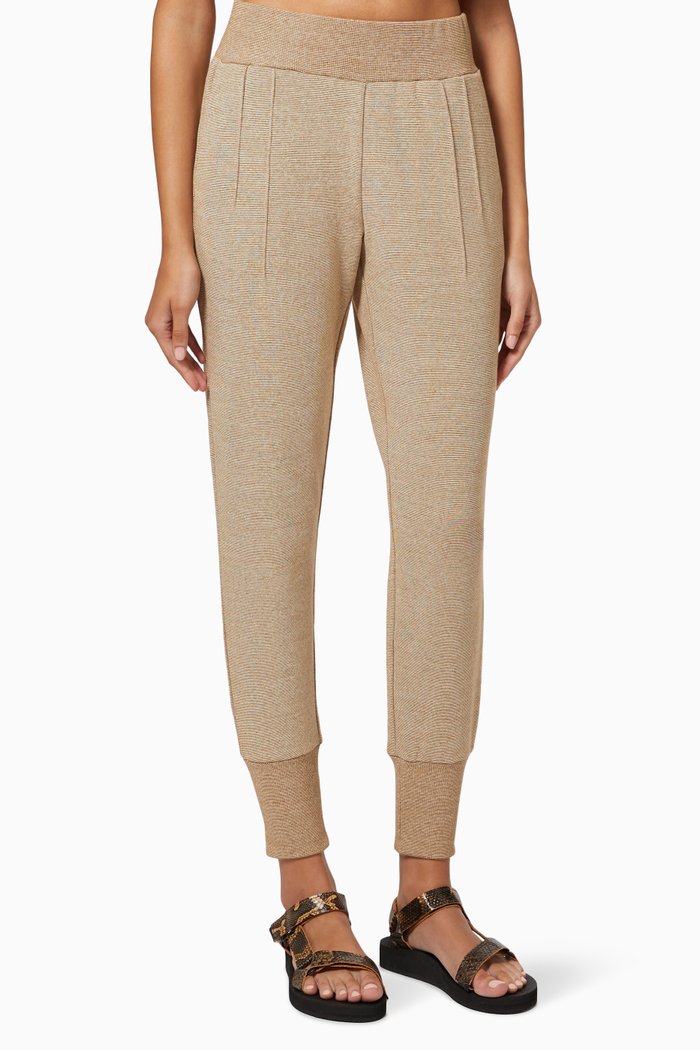 

Amberley Sweatpants in Ribbed Pique, Brown