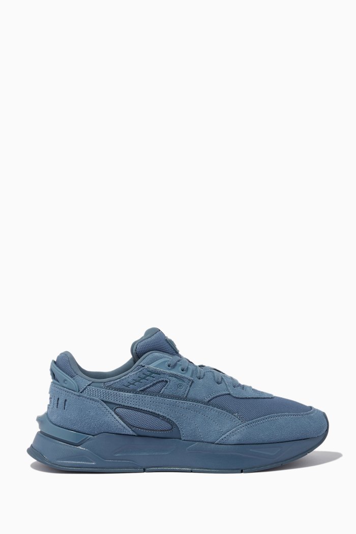 

Mirage Sport Tonal Trainers in Mesh & Suede, Blue