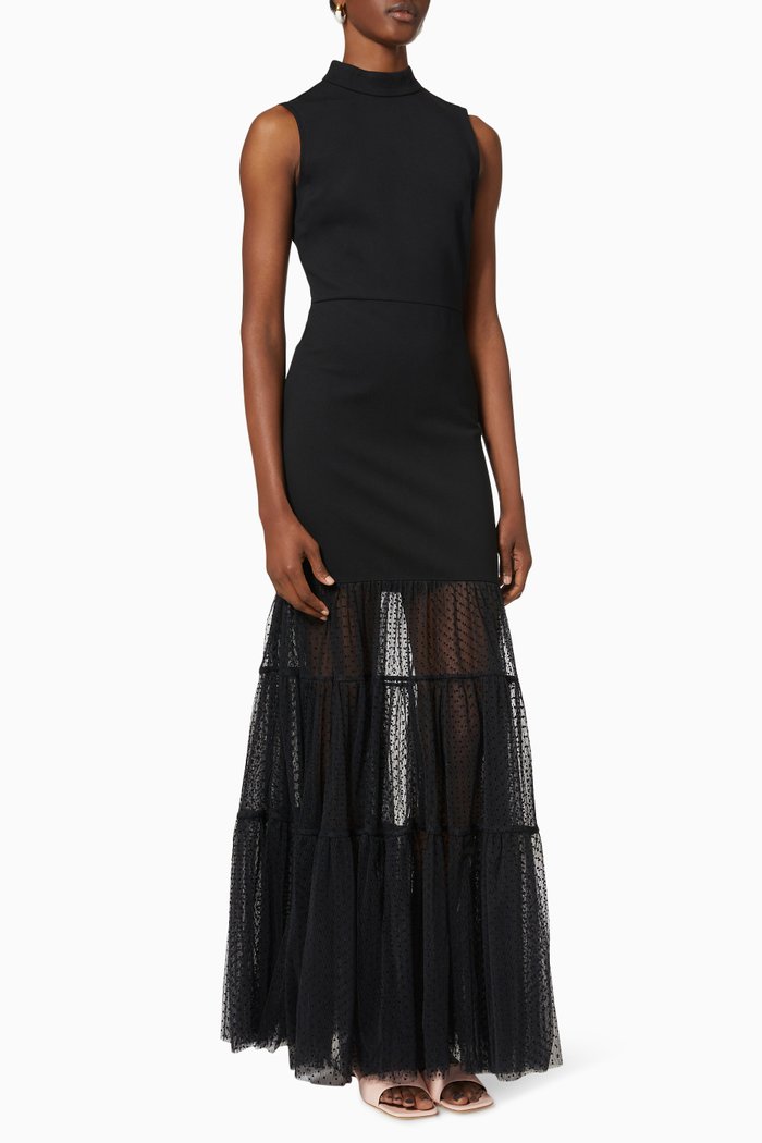 The Daffodil Dress in Knit, Black