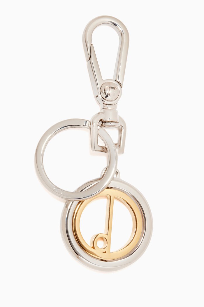 

Gyro Keyring in Stainless Steel, Silver