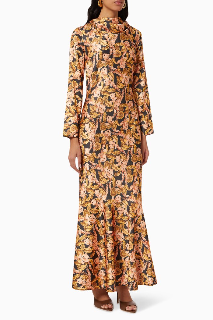 

Yvonne Dress in Viscose, Multicolour