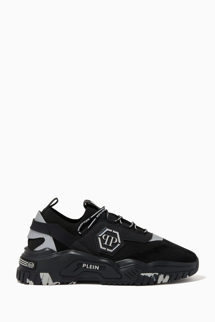 

Trainer Predator® Sneakers in Mesh & Suede, Black