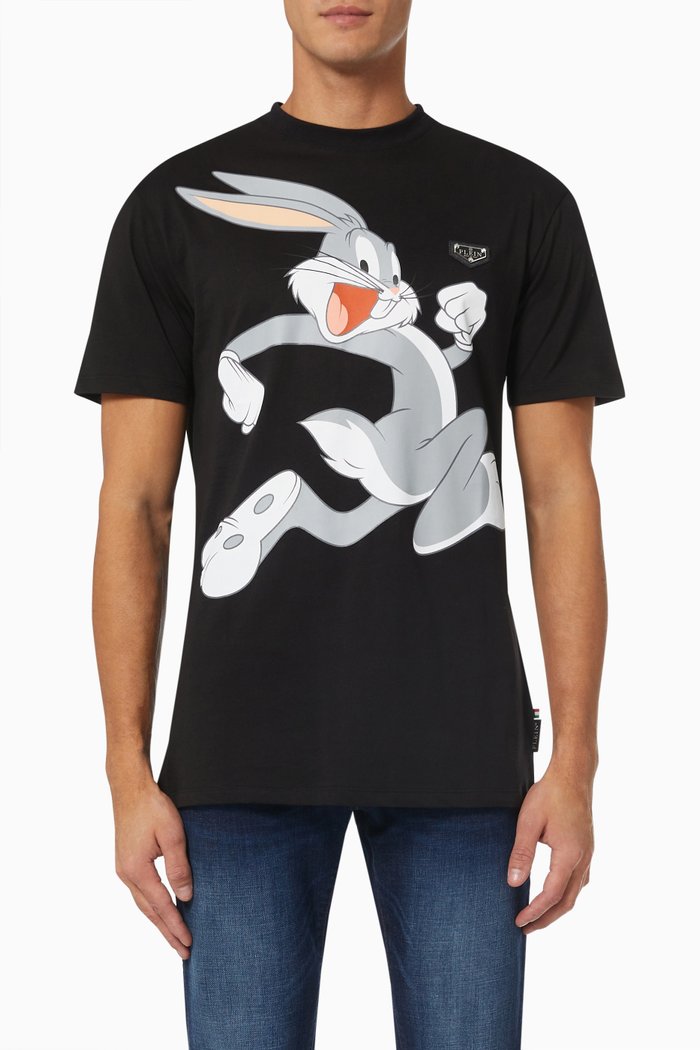 

Looney Tunes T-shirt in Cotton Jersey, Black