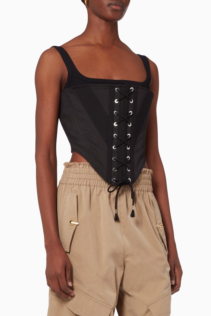 

Laced Utility Corset, Black