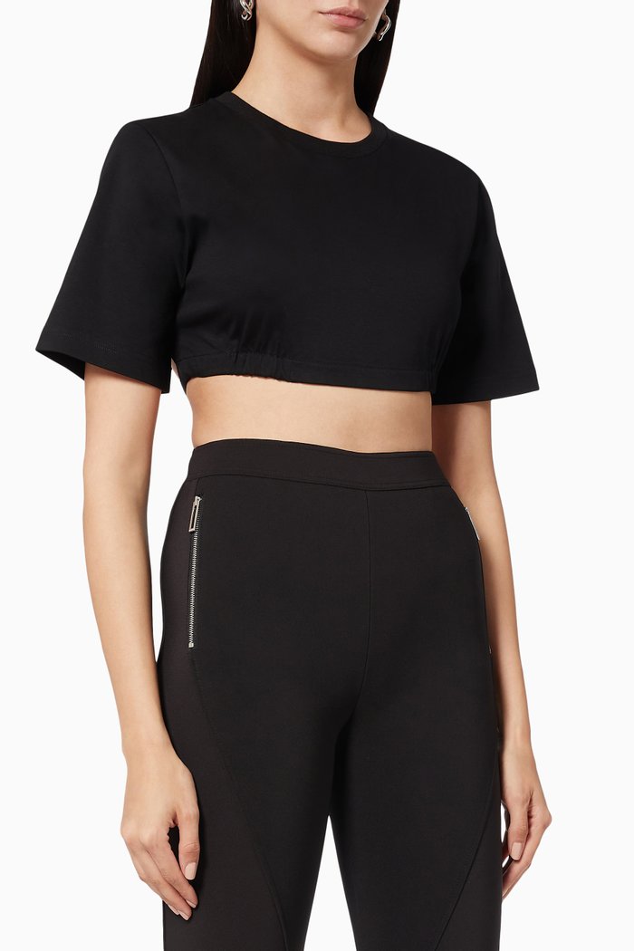

Jersey Crop Top, Black