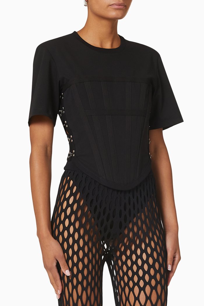 

Corset Top in Jersey, Black