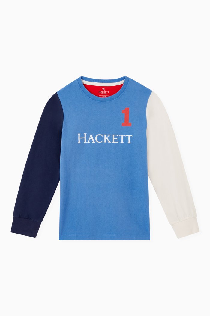 

Colour-block T-shirt in Cotton, Multicolour