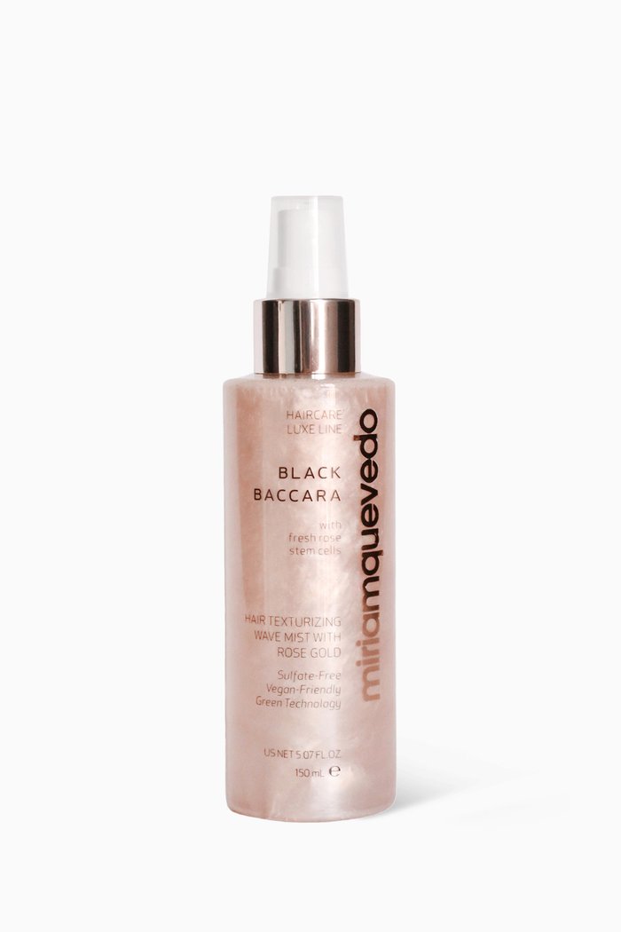 

Black Baccara Hair Texturizing Wave Mist With Rose Gold, 150ml, Pink
