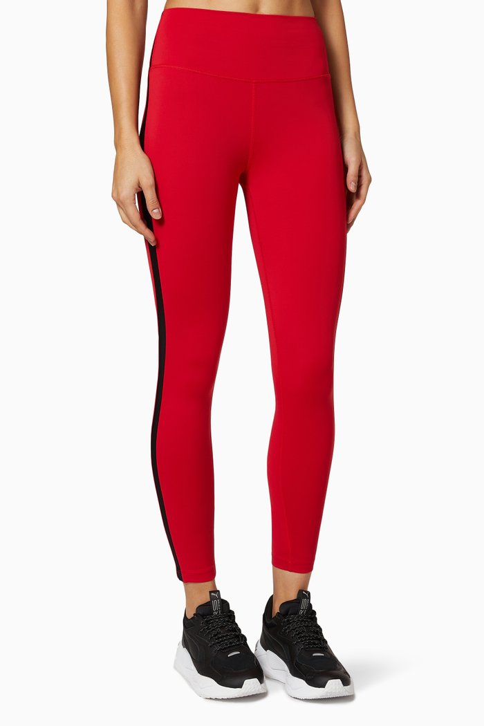

Clare High Waist Techflex Leggings, 7/8, Red