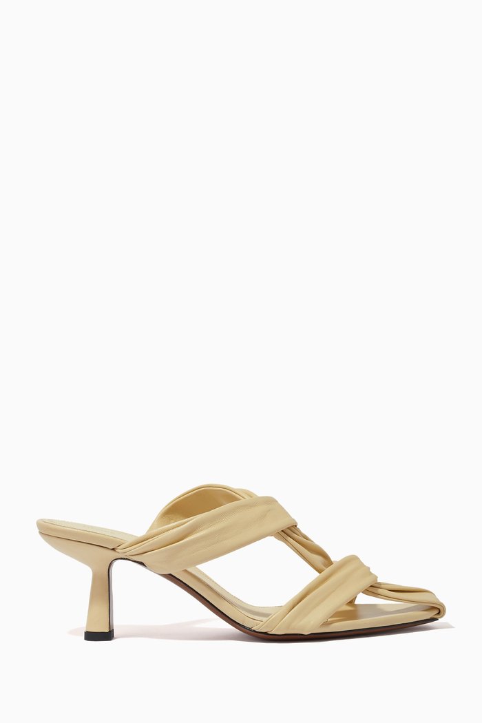 

Promixa Mules in Nappa Leather, Neutral