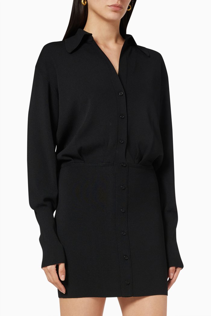 

Mada Dress in Rayon, Black