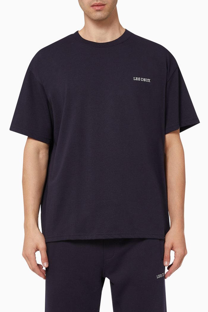 

Diego T-Shirt in Recycled Cotton Blend, Blue