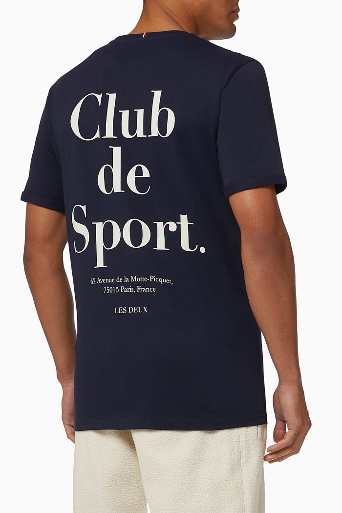

Club de Sport T-shirt in Cotton, Blue