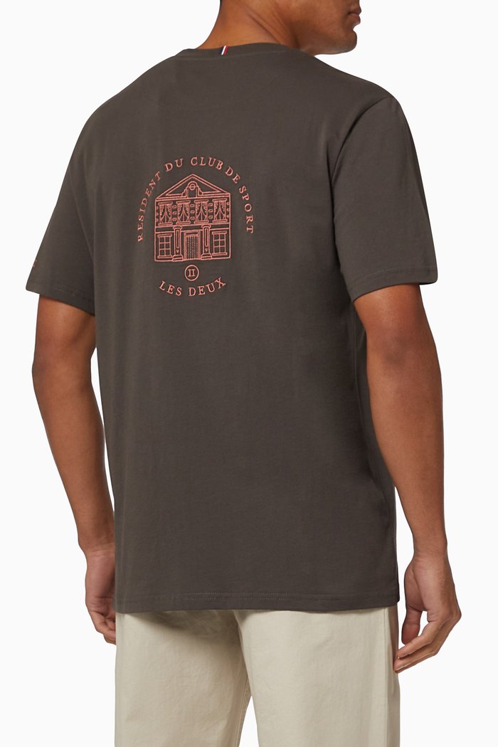 

Resident T-shirt in Cotton, Grey