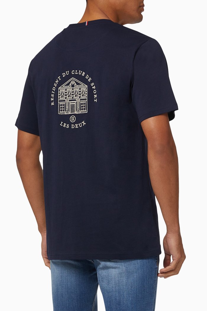 

Resident T-shirt in Cotton, Blue