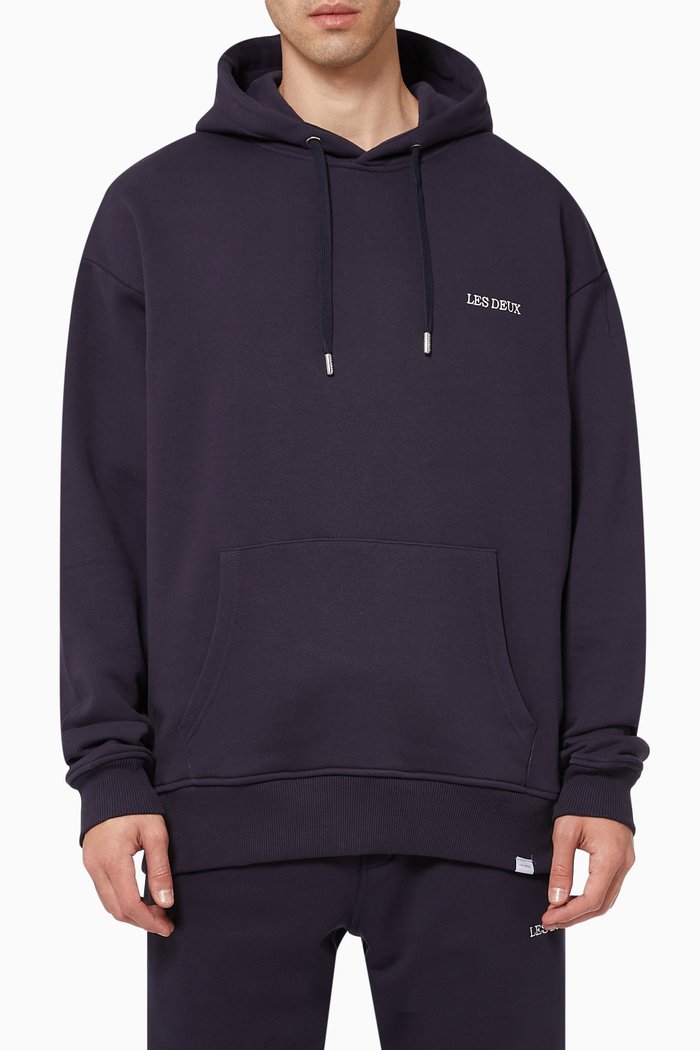 

Diego Hoodie in Cotton Fleece, Blue