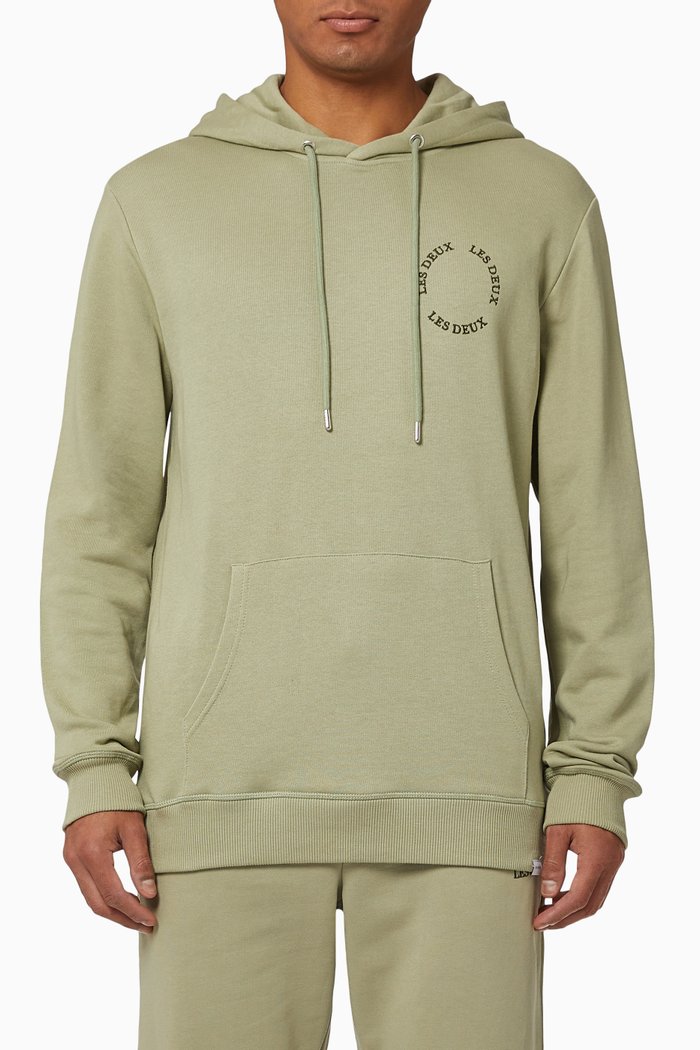 

Circle Hoodie in Cotton Lyocell, Green