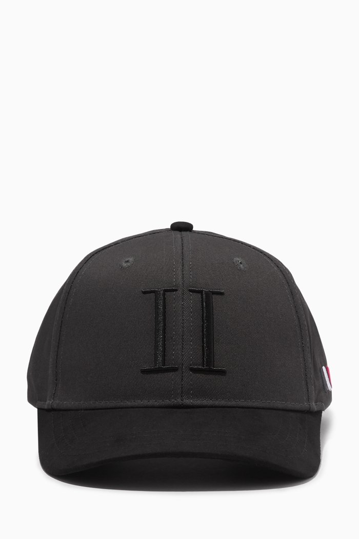 Baseball Cap II in Suede & Cotton, Grey