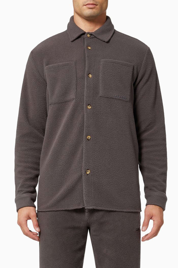 

Duncan Hybrid Shirt in Recycled Polyester Pile, Grey