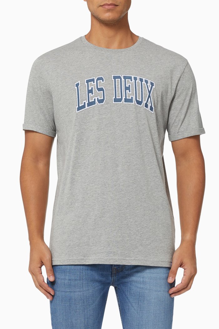 

Crane T-Shirt in Cotton Jersey, Grey