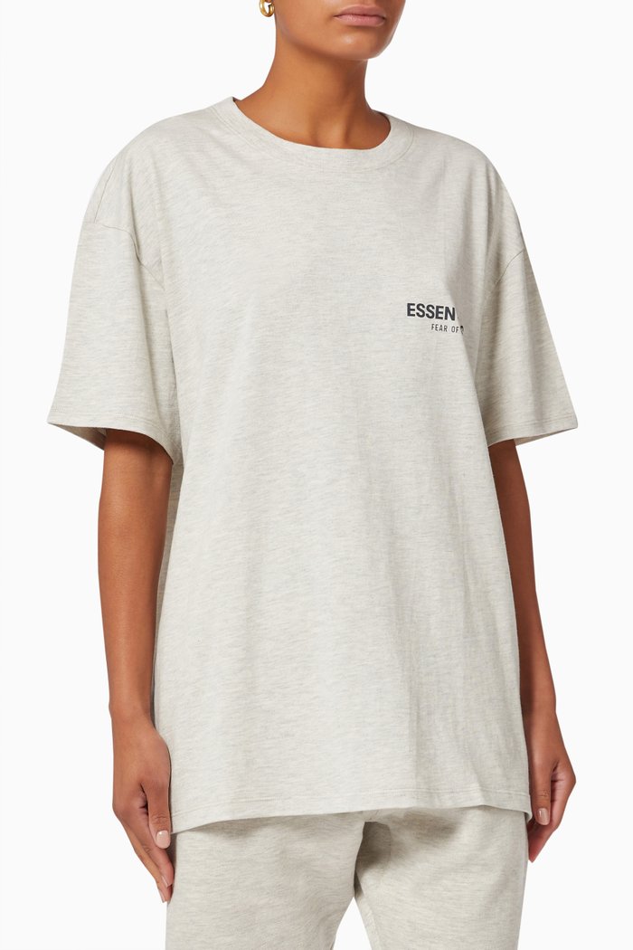 

Short Sleeve T-shirt in Jersey, Grey
