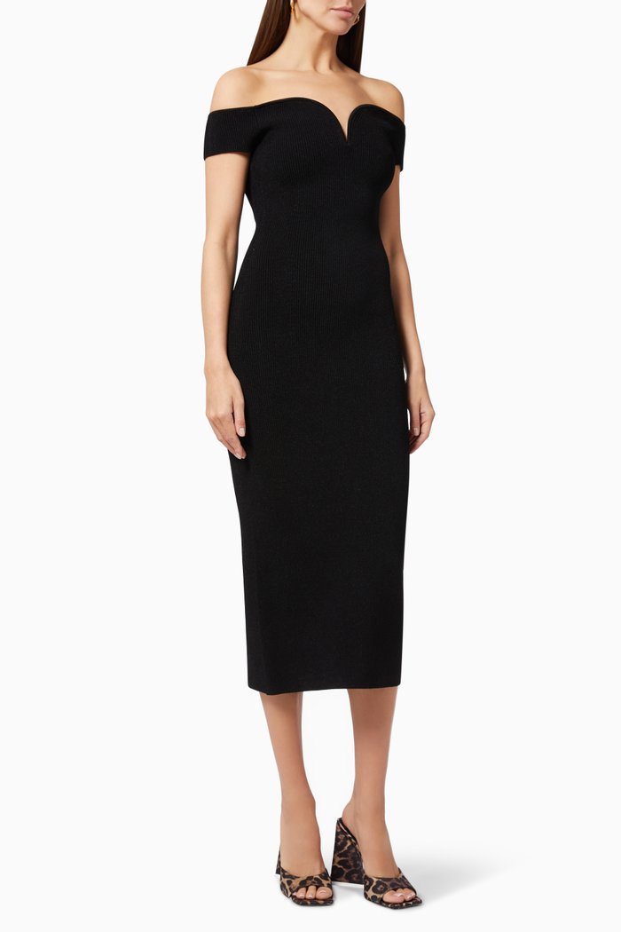 

Grace Dress in Recycled Viscose, Black