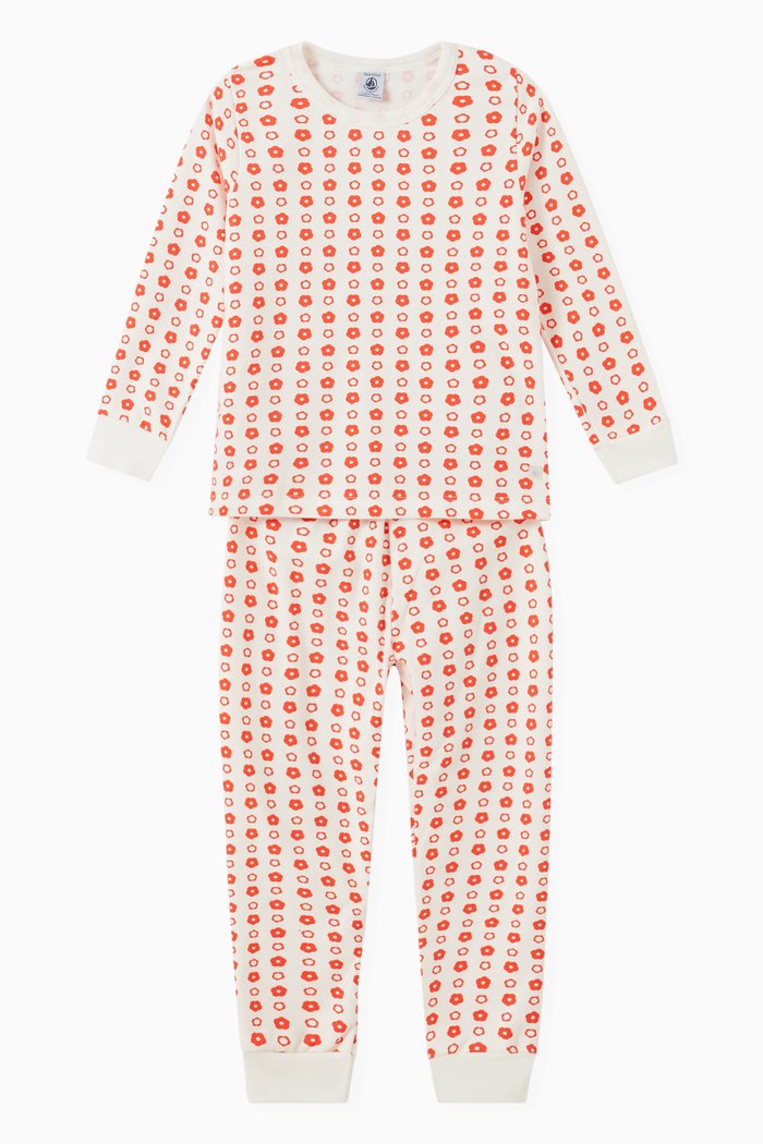 

Graphic Print Pyjama Set in Organic Cotton, Multicolour