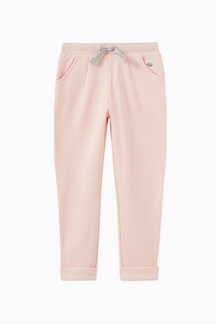 

Joggers in Cotton Fleece, Pink