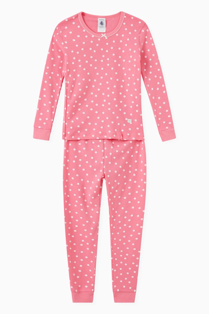 

Spotted Pyjama in Snugfit Cotton, Pink