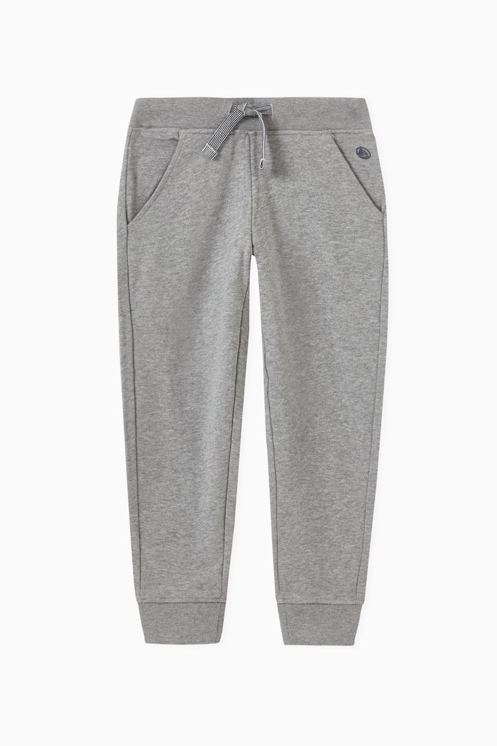 

Joggers in Cotton Fleece, Grey