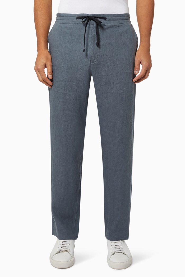 

Lightweight Pants in Hemp, Blue