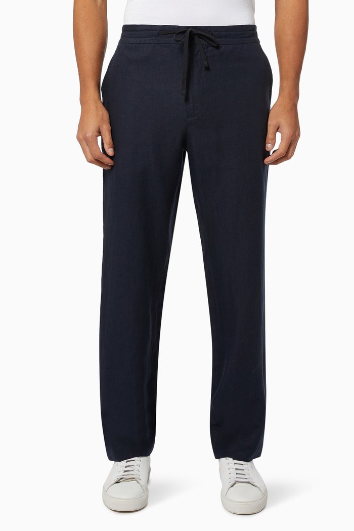 

Lightweight Pants in Hemp, Blue