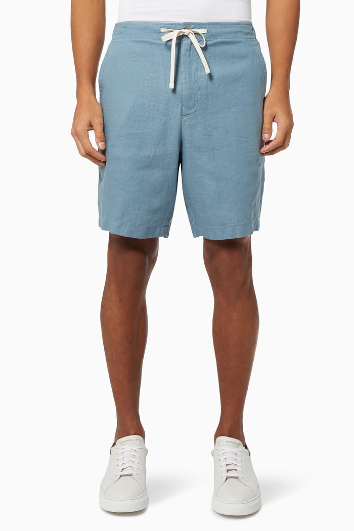 

Lightweight Shorts in Hemp, Blue