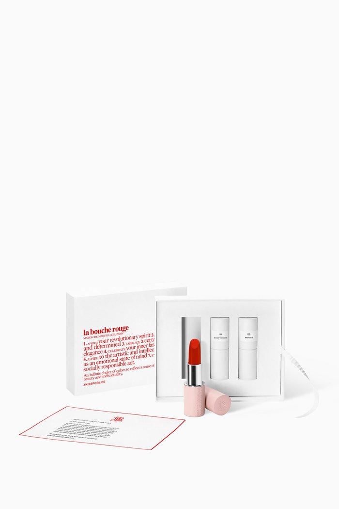 The Parisian Reds - Pink Lipstick Set, Undefined