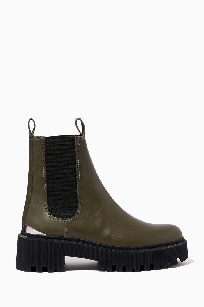 

Chelsea Boots with Platform Sole, Brown