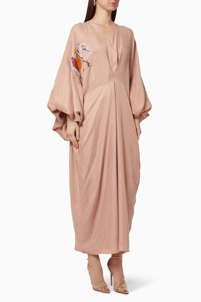 

Embroidered Kaftan, Neutral