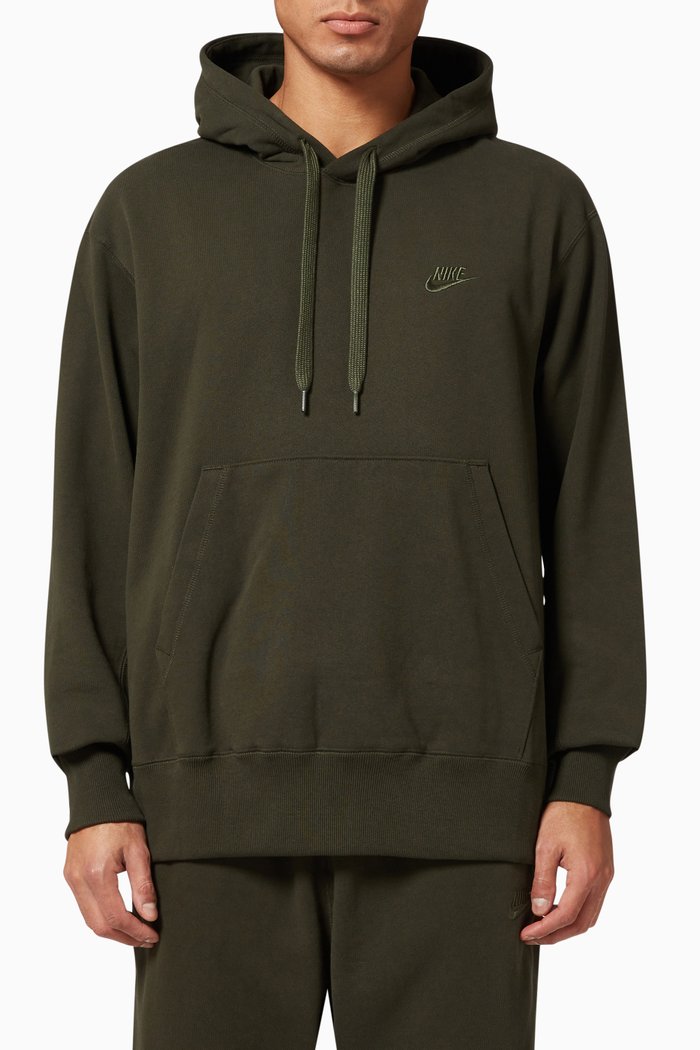 

Sportswear Hoodie in Fleece, Green