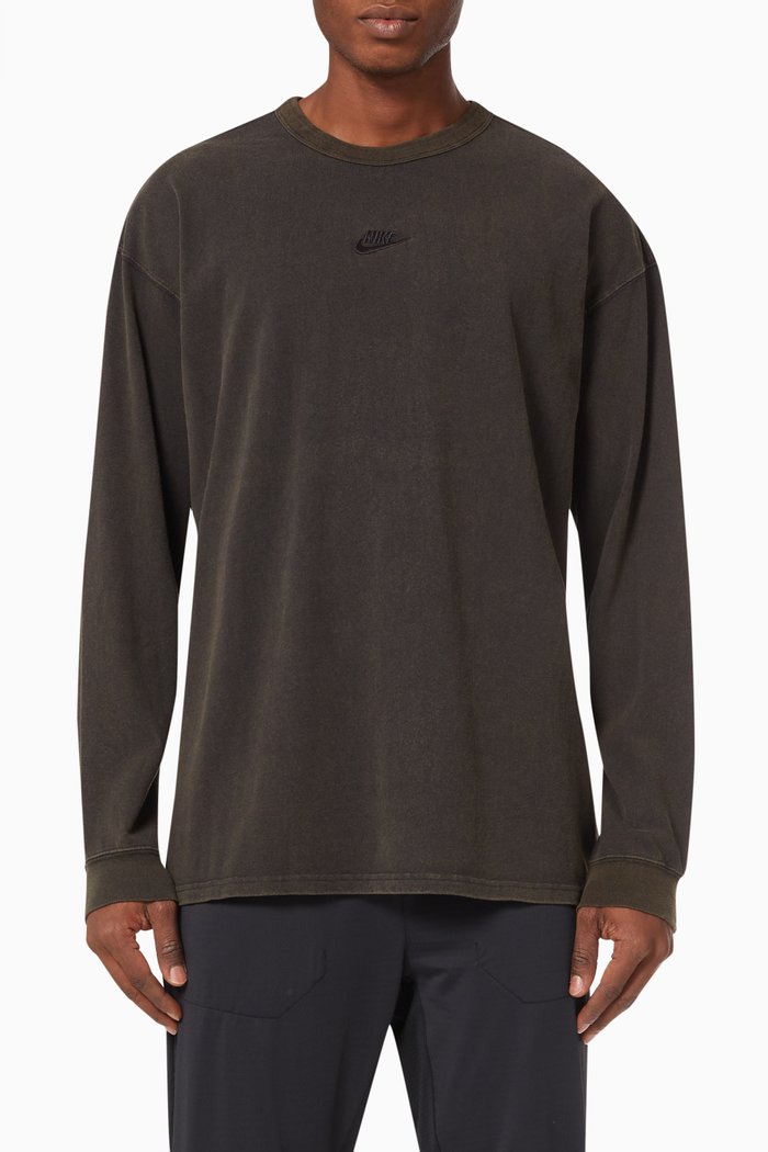 

Sportswear Premium Essential T-shirt in Cotton Jersey, Black