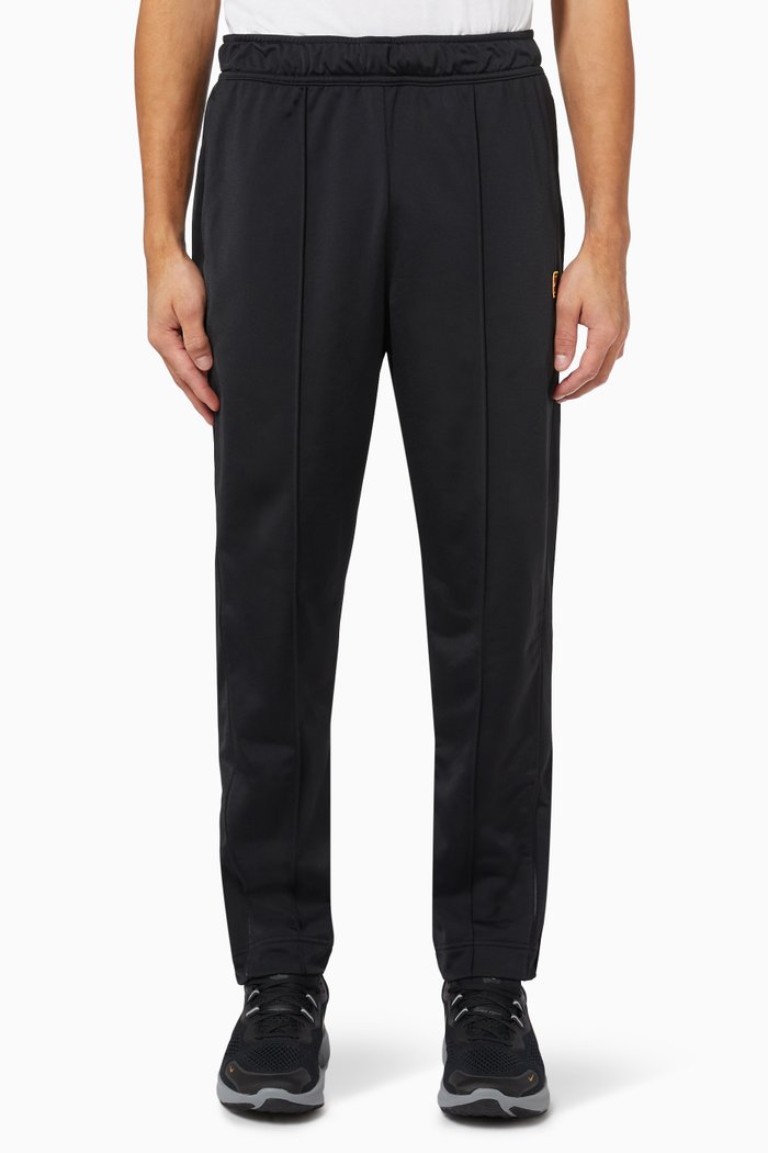 

Logo Tennis Pants in Recycled Polyester, Black