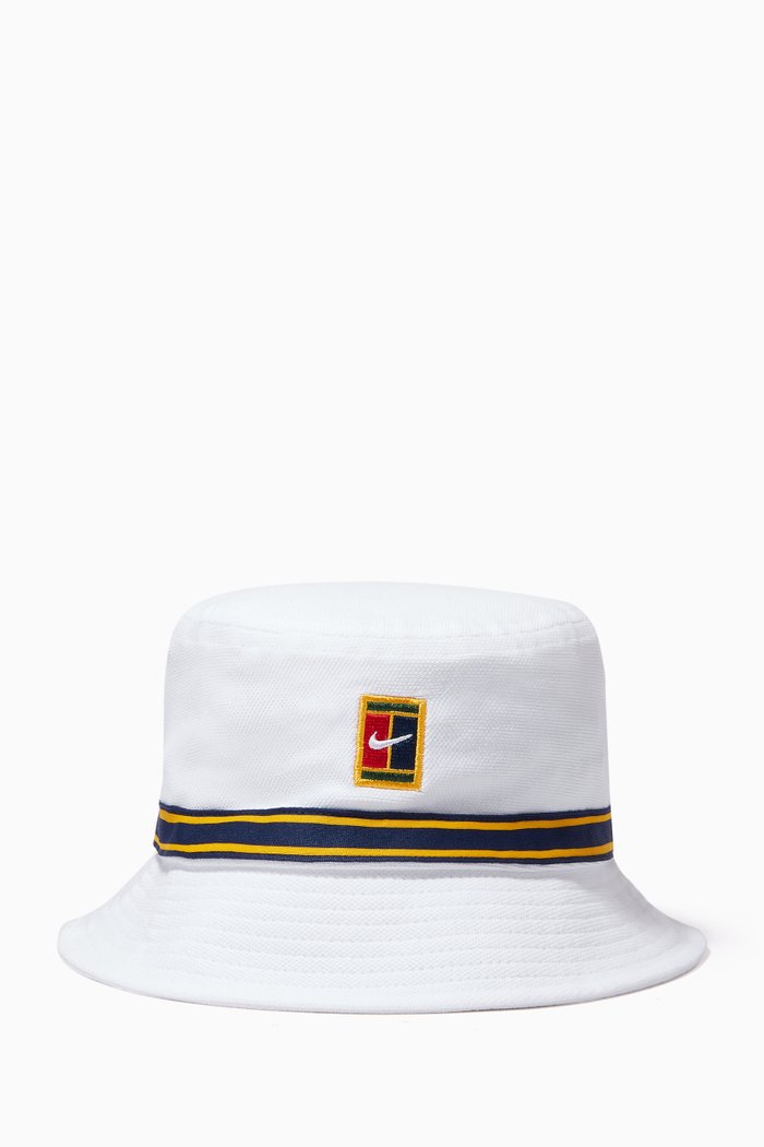 

NikeCourt Tennis Bucket Hat in Cotton, White
