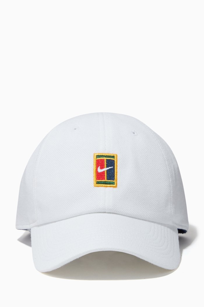 

Court Heritage 86 Tennis Hat in Cotton Knit, White