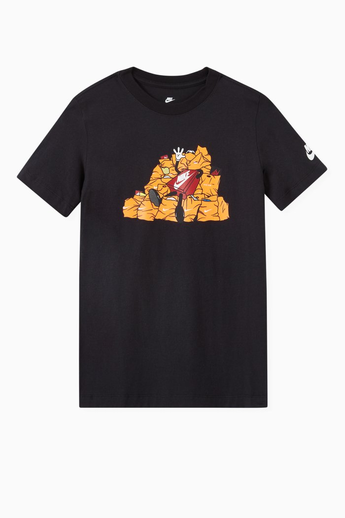

Sportswear T-shirt in Jersey, Black