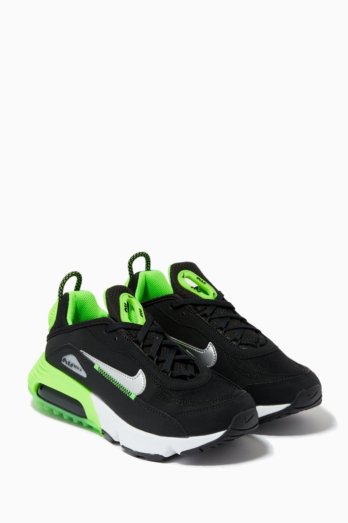 Air Max 2090 Sneakers in Textile & Faux Leather, Black