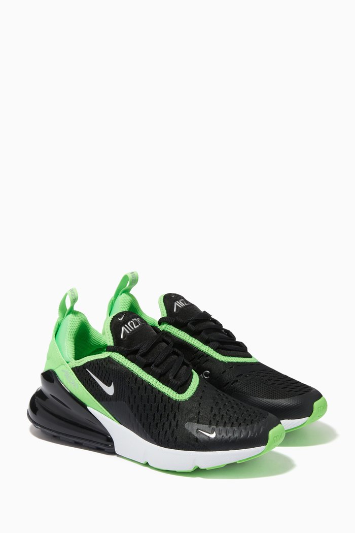

Air Max 270 Sneakers in Technical Mesh, Black
