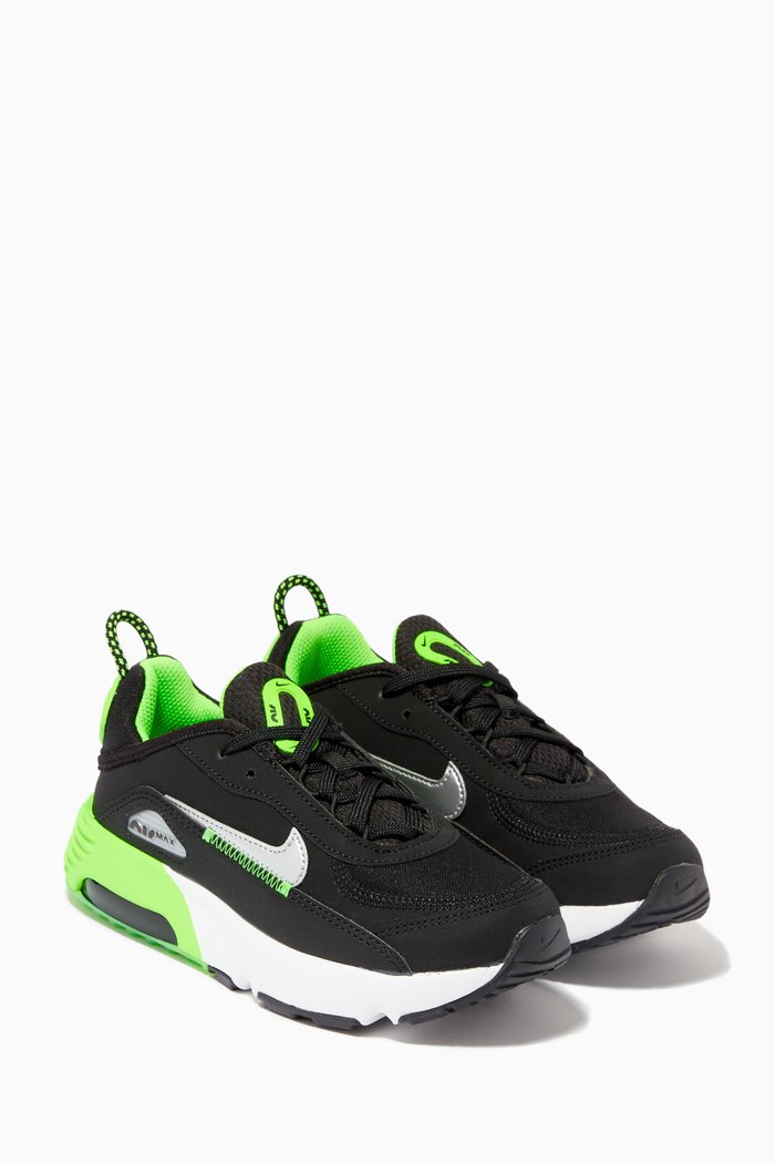 Air Max 2090 Sneakers in Textile & Faux Leather, Black